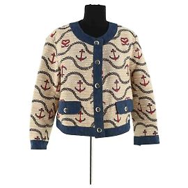 Veste Sandro en coton beige Beige