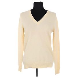 Eric Bompard Yellow Cashmere Sweater S Yellow