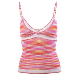 Missoni Pink Space-Dye Knit Camisole Top Pink Other