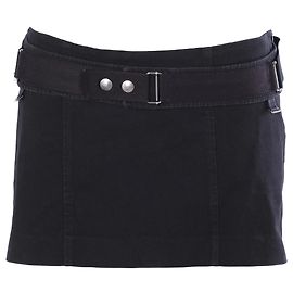 Autre Marque Mini-jupe utilitaire ceinturée noire Hussein Chalayan Noir Autre