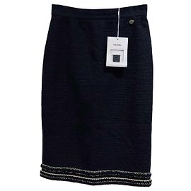 Gonna Chanel in Tweed Multicolore Taglia 36 Multicolore