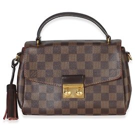 Louis Vuitton Damier Ebene Canvas Croisette Marrom