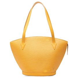 Borsa a tracolla Louis Vuitton Epi Saint Jacques PM con tracolla lunga, Giallo Giallo