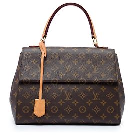 Borsa Louis Vuitton Monogram Cluny MM Marrone Marrone
