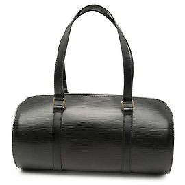 Bolsa Louis Vuitton Epi Soufflot Preta Preto