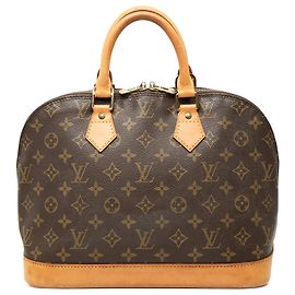 mala Louis Vuitton Monogram Alma PM Castanha Marrom