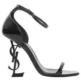 Yves Saint Laurent Opium Absatzsandaletten schwarz Größe 38 Schwarz