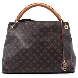 Bolso Hobo Louis Vuitton Monogram Artsy MM Marrón Castaño