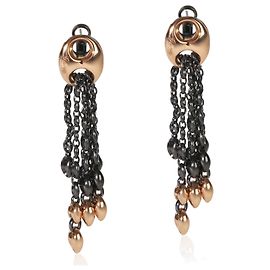 Gucci Rose Gold & Blackened Sterling Silver Mariner Link Earrings Other