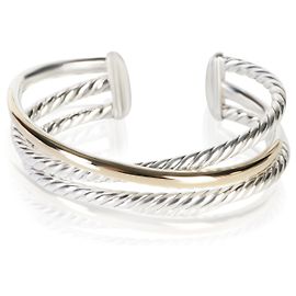 Bracciale Bold Crossover David Yurman in oro giallo e argento sterling Altro