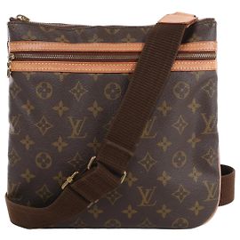 Louis Vuitton Pochette Bosphole Monogram Canvas Crossbody Bag in Brown M40044 Marron