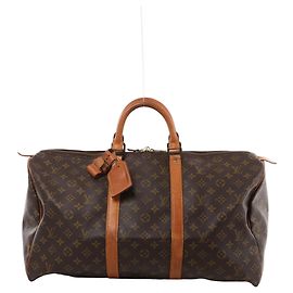 Borsa da viaggio Louis Vuitton Keepall 50 Monogram Canvas Marrone M41426 Marrone