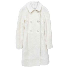Cappotto Chanel in lana bianco Bianco