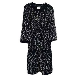 Robe Chanel en laine multicolore taille 34 Multicolore