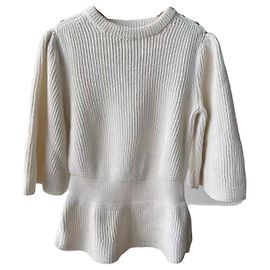 Chanel Malha de algodão branca Branco