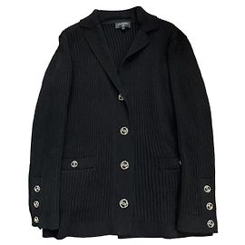 Chanel Black Cotton Knitwear Black