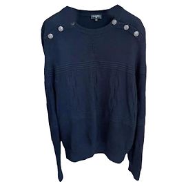 Chanel Maille en coton pour femme Taille 40 Multicolore