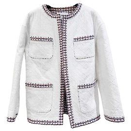 Chanel La Petite Veste Noire Jackets White