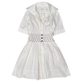Chanel Cotton Dress Multi Color Size 34 Multiple colors