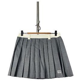 Minifalda plisada Miu Miu Multicolor