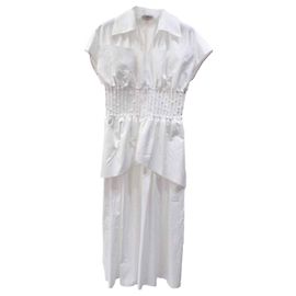 Fendi Kleid Weiß Baumwolle Weiß