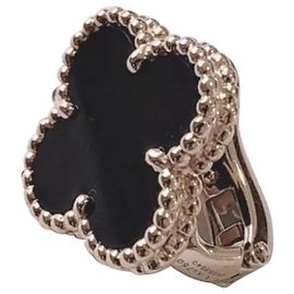 Pendientes Van Cleef & Arpels Vintage Alhambra Negro