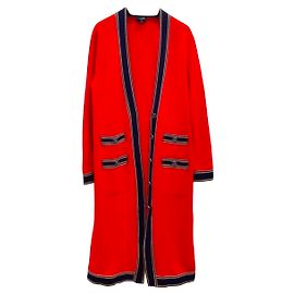 Chanel Punto de Cachemira Rojo Roja