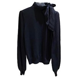 Pull en laine noir Céline Noir