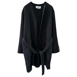 Céline Black Cashmere Coat Size 36 Black