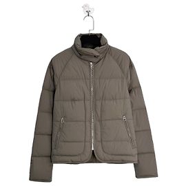 Hermès ultraleichte Zip-Down-Jacke aus Polyester Mehrfarben