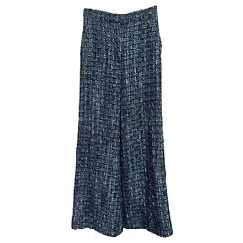 Pantalon Chanel en cachemire 36 Multicolore