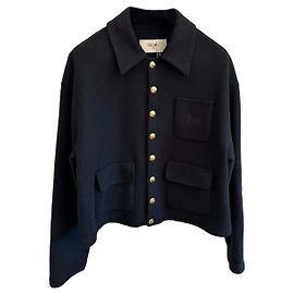 Manteau Céline en cachemire noir taille 38 Noir