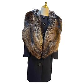 Prada Fox Fur Coat Women Size 40 Multiple colors