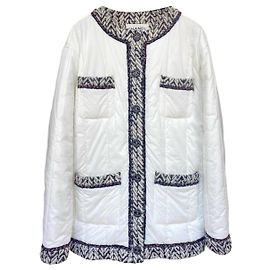Chanel Coats Polyamide Multi Color Size 36 Multiple colors