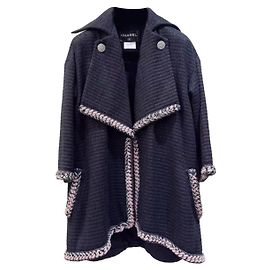Chanel Coats Polyamide Women's 34 Multiple colors