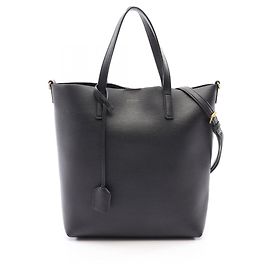 Autre Marque Yves Saint Laurent Black Leather Handbag Black