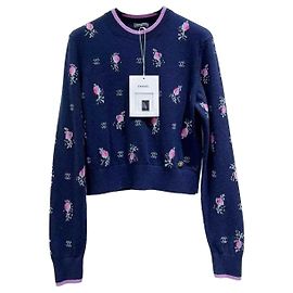 Chanel Maille en Cachemire Femme Taille 36 Multicolore
