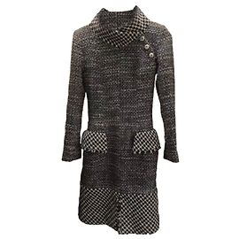 Robe Chanel en laine multicolore Taille 34 Multicolore