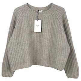 Pull en cachemire gris Céline XS Gris