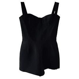 Autre Marque Macacão Dior de lã preto Preto