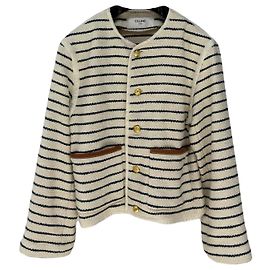 Chaqueta de algodón Céline para mujer talla 36 Multicolor