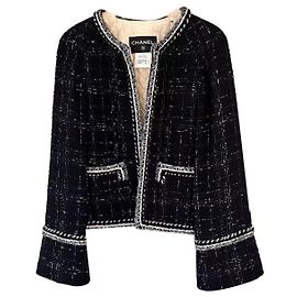 Chanel Tweed Coat Size 36 Multiple colors