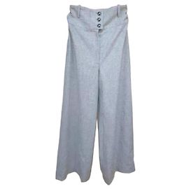 Pantalon Chanel en laine taille 34 Multicolore