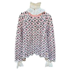 Chanel Maille en Laine Femme Taille 34 Multicolore