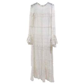 Autre Marque Vestidos Saint Laurent Branco
