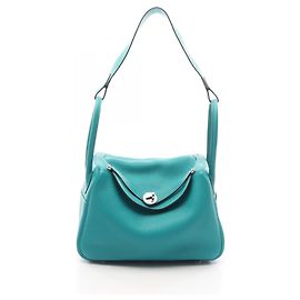 Hermès Borsa a tracolla Hermes Lindy 26 Verde