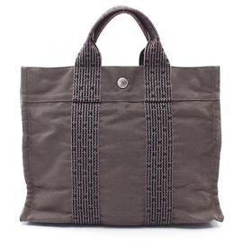 Hermès Sac Cabas Hermes Herline PM Marron