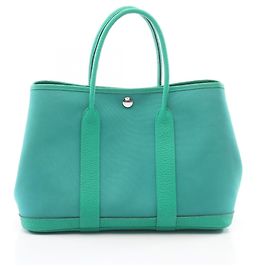 Hermès Saco Tote Hermes Garden Party TPM Verde
