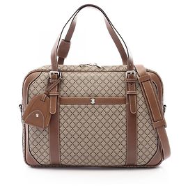 Gucci Diamante 2-Way Briefcase/Handbag Brown Beige