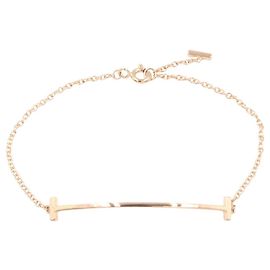 Autre Marque Bracciale Tiffany & Co. T Smile in oro rosa 18K D'oro
